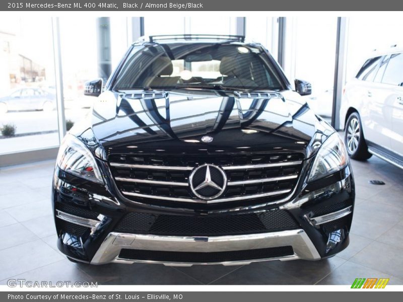 Black / Almond Beige/Black 2015 Mercedes-Benz ML 400 4Matic
