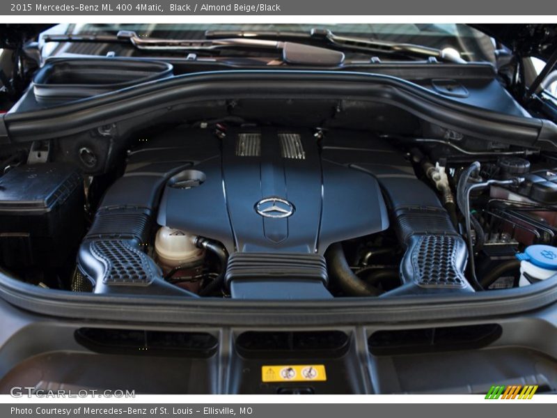 Black / Almond Beige/Black 2015 Mercedes-Benz ML 400 4Matic