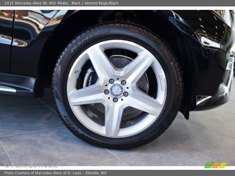 Black / Almond Beige/Black 2015 Mercedes-Benz ML 400 4Matic