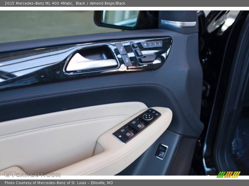Black / Almond Beige/Black 2015 Mercedes-Benz ML 400 4Matic