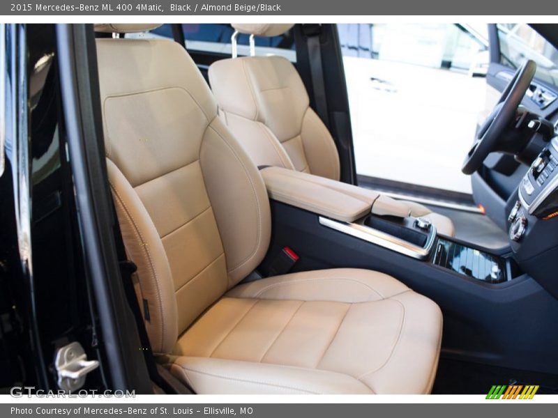 Black / Almond Beige/Black 2015 Mercedes-Benz ML 400 4Matic