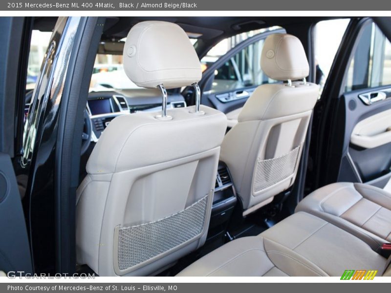 Black / Almond Beige/Black 2015 Mercedes-Benz ML 400 4Matic