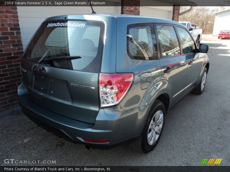 Sage Green Metallic / Platinum 2009 Subaru Forester 2.5 X