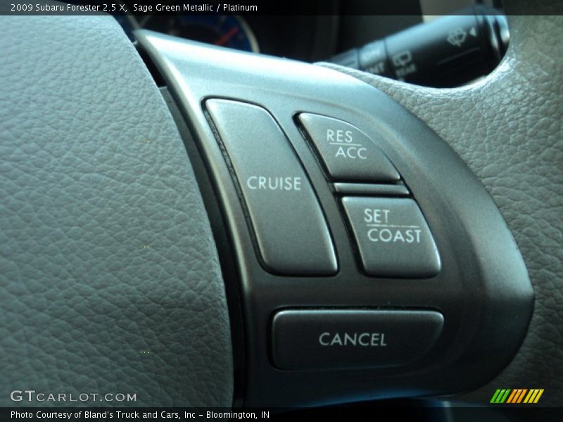 Sage Green Metallic / Platinum 2009 Subaru Forester 2.5 X
