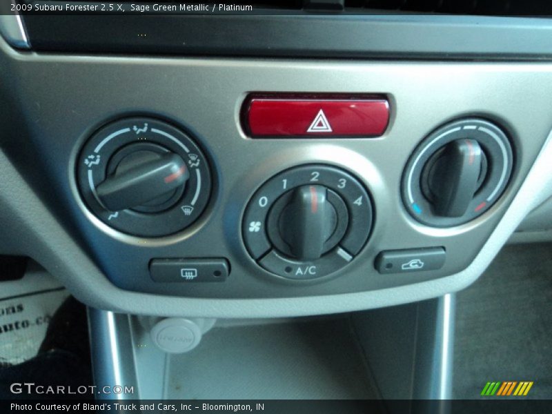 Sage Green Metallic / Platinum 2009 Subaru Forester 2.5 X