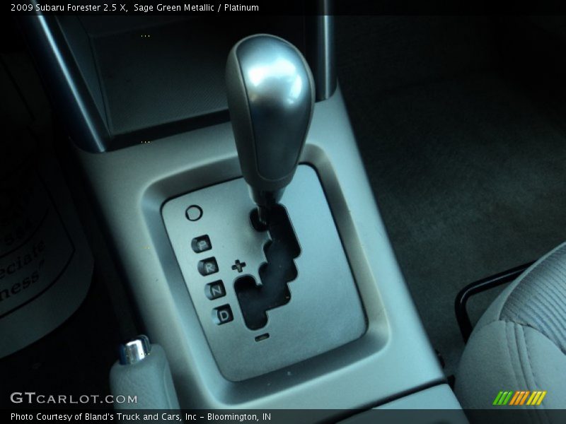 Sage Green Metallic / Platinum 2009 Subaru Forester 2.5 X
