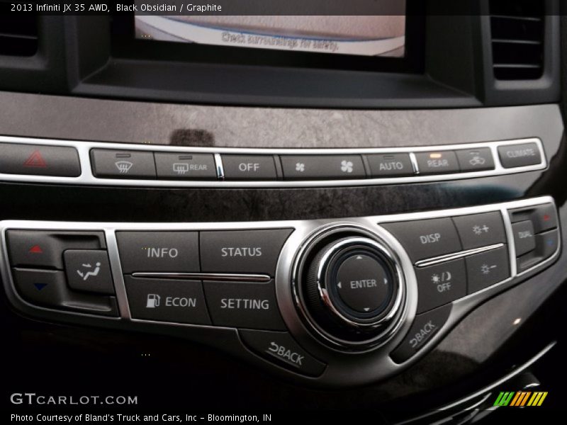 Black Obsidian / Graphite 2013 Infiniti JX 35 AWD