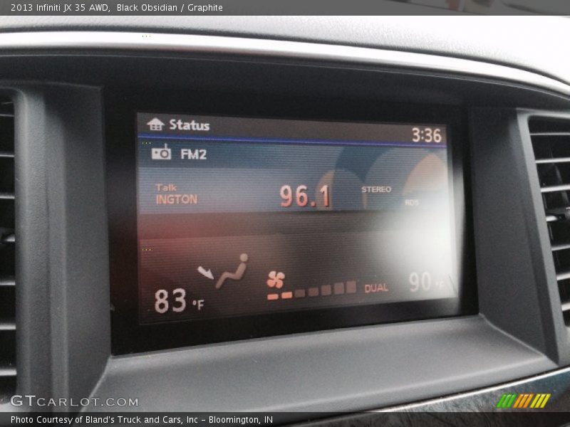 Black Obsidian / Graphite 2013 Infiniti JX 35 AWD