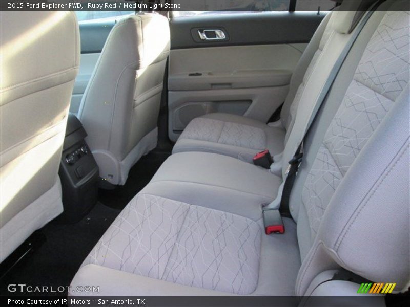 Ruby Red / Medium Light Stone 2015 Ford Explorer FWD
