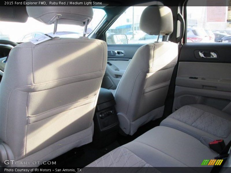 Ruby Red / Medium Light Stone 2015 Ford Explorer FWD