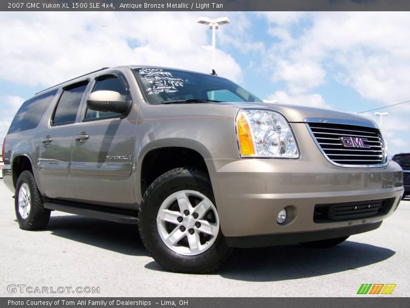 Antique Bronze Metallic / Light Tan 2007 GMC Yukon XL 1500 SLE 4x4