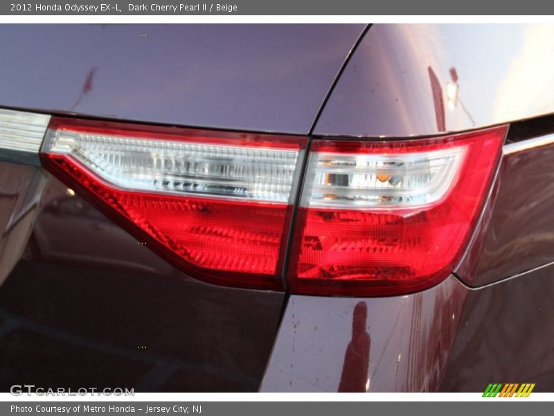 Dark Cherry Pearl II / Beige 2012 Honda Odyssey EX-L