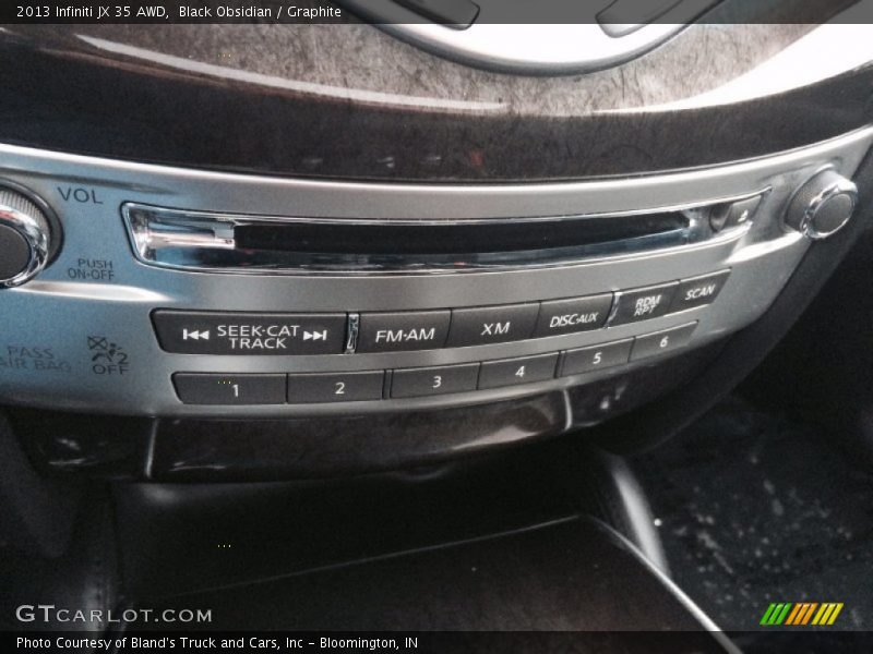 Black Obsidian / Graphite 2013 Infiniti JX 35 AWD