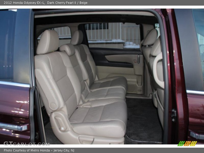 Dark Cherry Pearl II / Beige 2012 Honda Odyssey EX-L