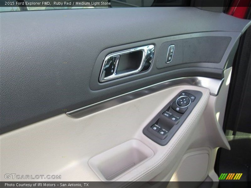 Ruby Red / Medium Light Stone 2015 Ford Explorer FWD