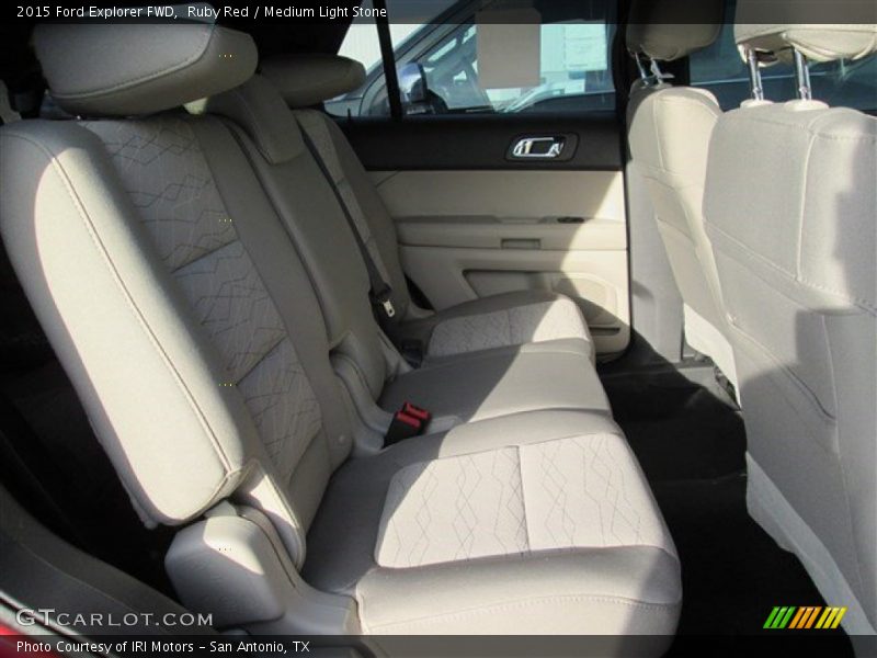 Ruby Red / Medium Light Stone 2015 Ford Explorer FWD