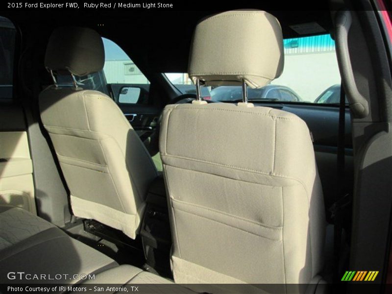 Ruby Red / Medium Light Stone 2015 Ford Explorer FWD