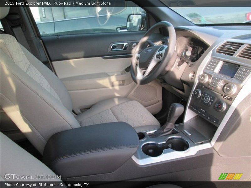 Ruby Red / Medium Light Stone 2015 Ford Explorer FWD