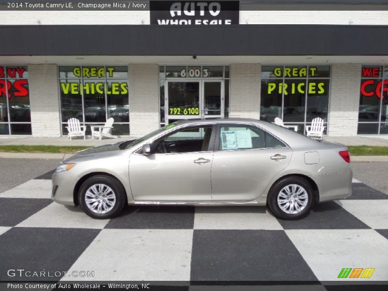 Champagne Mica / Ivory 2014 Toyota Camry LE