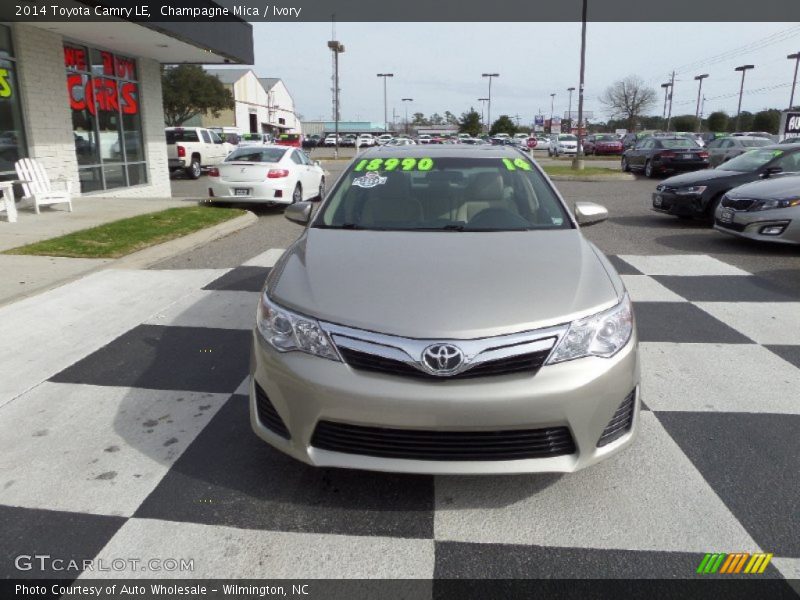 Champagne Mica / Ivory 2014 Toyota Camry LE