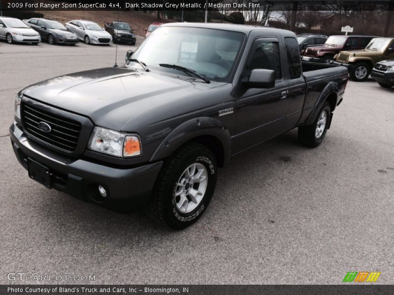 Dark Shadow Grey Metallic / Medium Dark Flint 2009 Ford Ranger Sport SuperCab 4x4