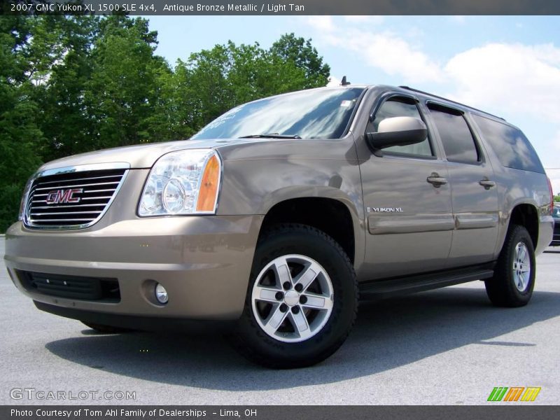 Antique Bronze Metallic / Light Tan 2007 GMC Yukon XL 1500 SLE 4x4