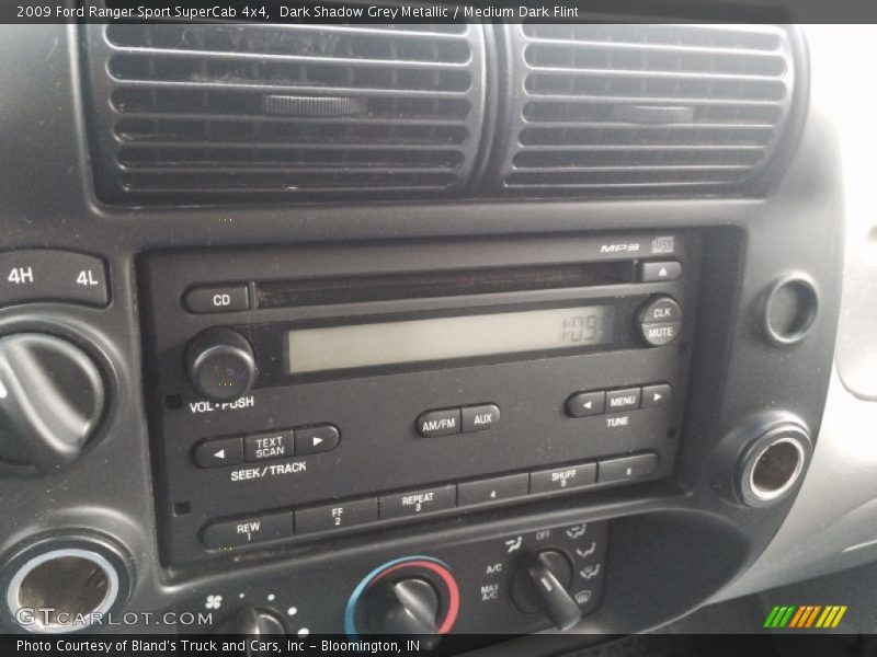 Dark Shadow Grey Metallic / Medium Dark Flint 2009 Ford Ranger Sport SuperCab 4x4