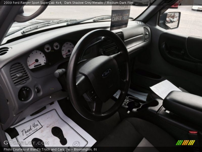Dark Shadow Grey Metallic / Medium Dark Flint 2009 Ford Ranger Sport SuperCab 4x4