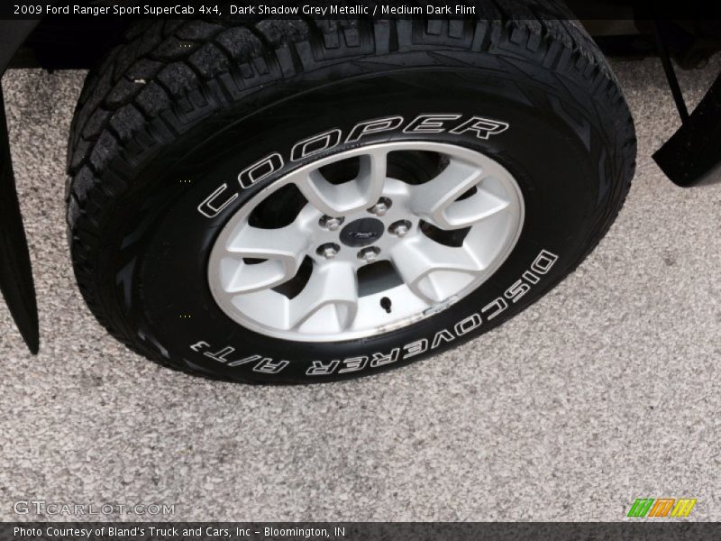 Dark Shadow Grey Metallic / Medium Dark Flint 2009 Ford Ranger Sport SuperCab 4x4