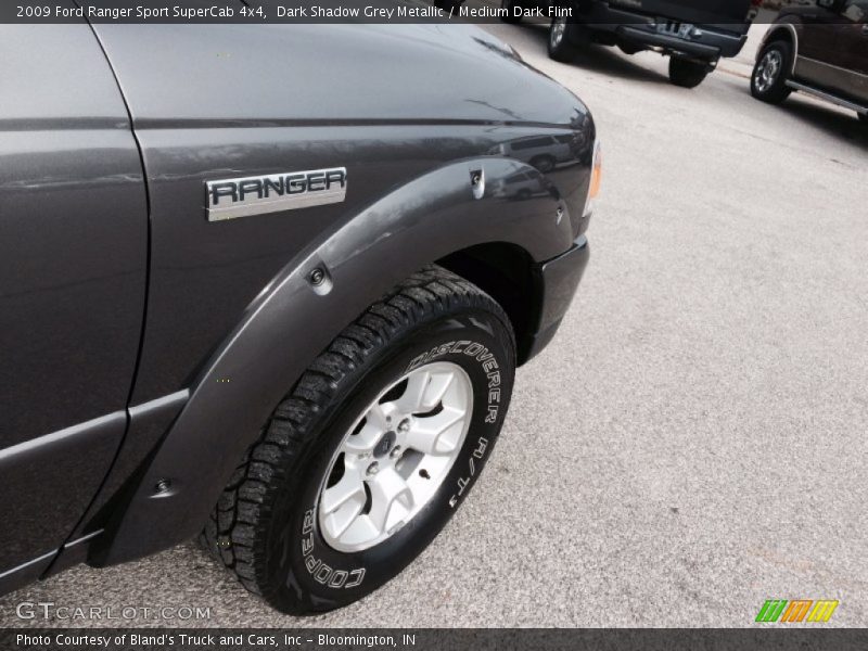 Dark Shadow Grey Metallic / Medium Dark Flint 2009 Ford Ranger Sport SuperCab 4x4