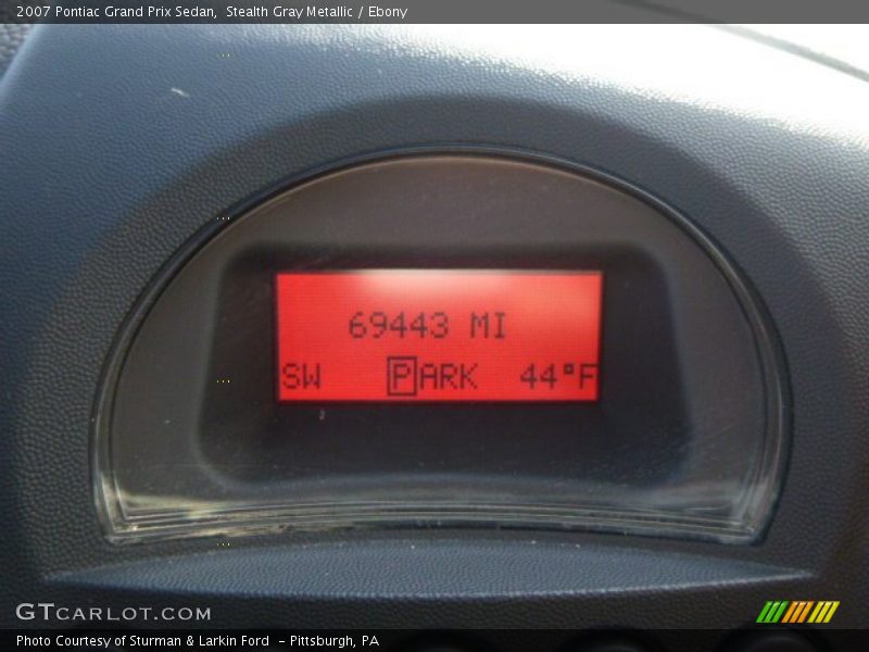 Stealth Gray Metallic / Ebony 2007 Pontiac Grand Prix Sedan