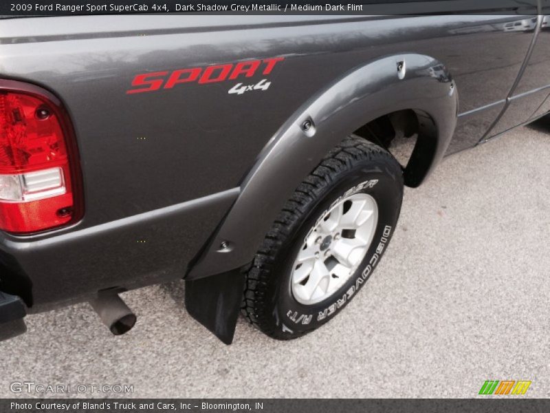 Dark Shadow Grey Metallic / Medium Dark Flint 2009 Ford Ranger Sport SuperCab 4x4
