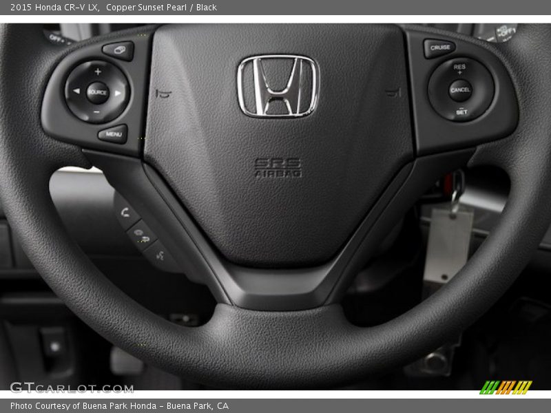 Copper Sunset Pearl / Black 2015 Honda CR-V LX