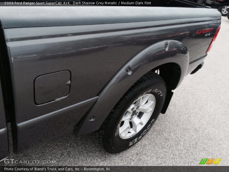 Dark Shadow Grey Metallic / Medium Dark Flint 2009 Ford Ranger Sport SuperCab 4x4