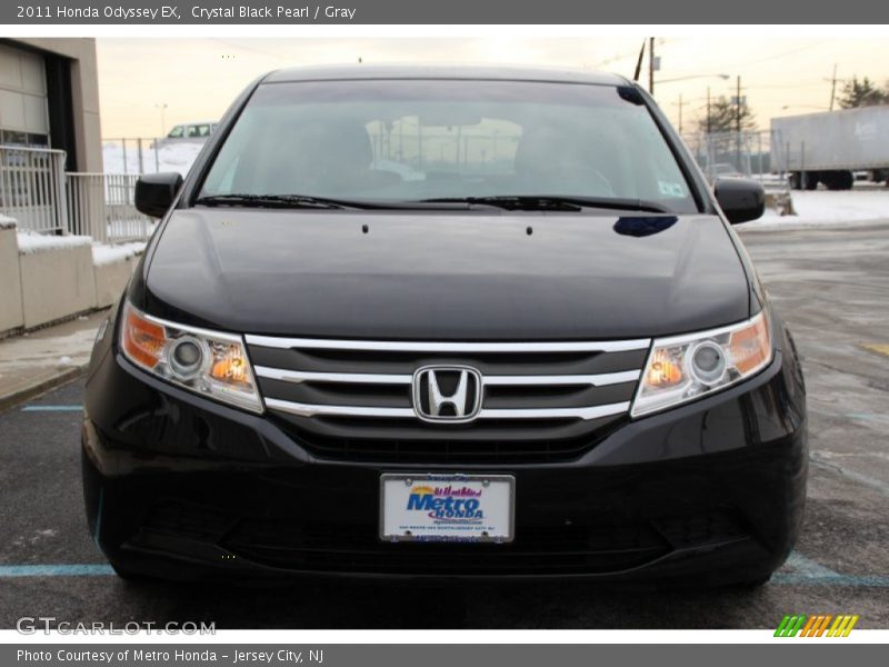 Crystal Black Pearl / Gray 2011 Honda Odyssey EX