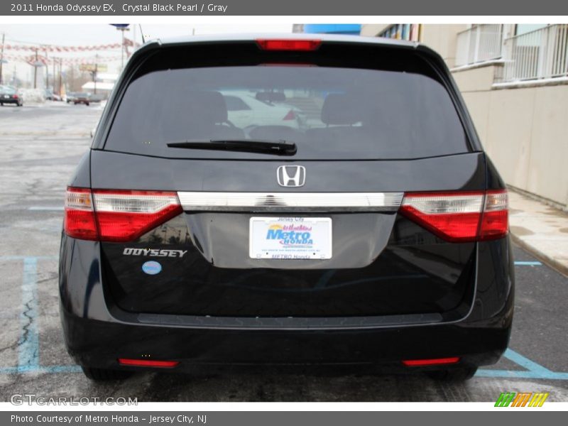 Crystal Black Pearl / Gray 2011 Honda Odyssey EX
