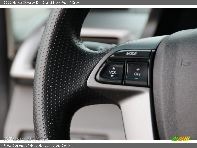 Crystal Black Pearl / Gray 2011 Honda Odyssey EX