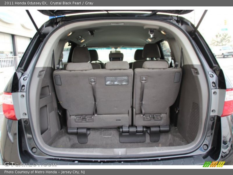 Crystal Black Pearl / Gray 2011 Honda Odyssey EX