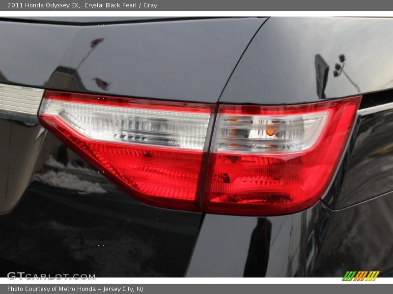 Crystal Black Pearl / Gray 2011 Honda Odyssey EX