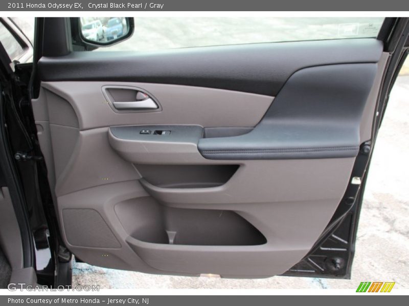 Crystal Black Pearl / Gray 2011 Honda Odyssey EX