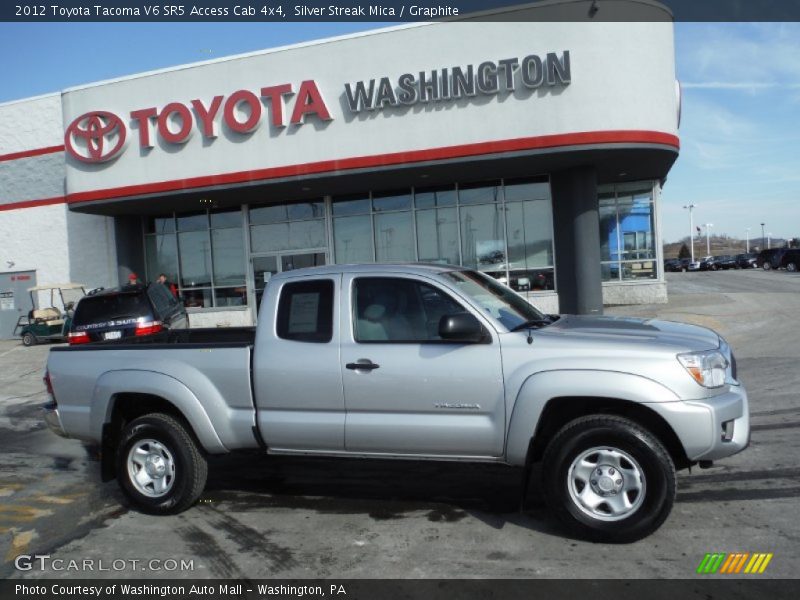 Silver Streak Mica / Graphite 2012 Toyota Tacoma V6 SR5 Access Cab 4x4