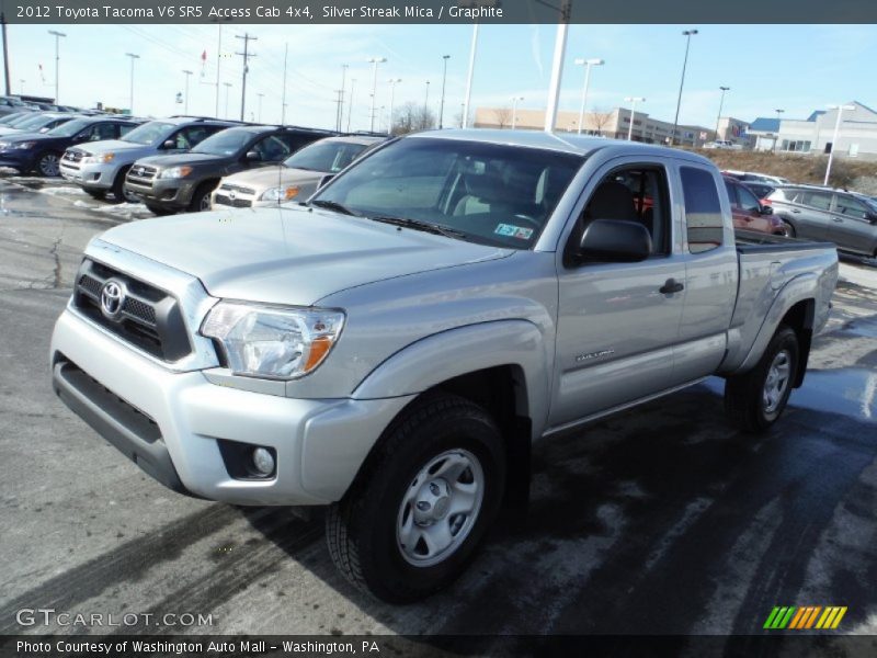 Silver Streak Mica / Graphite 2012 Toyota Tacoma V6 SR5 Access Cab 4x4