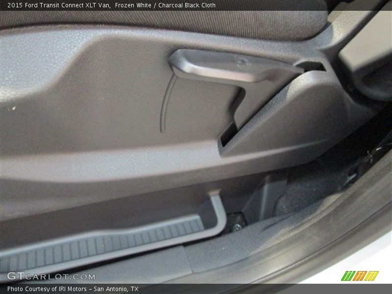 Frozen White / Charcoal Black Cloth 2015 Ford Transit Connect XLT Van