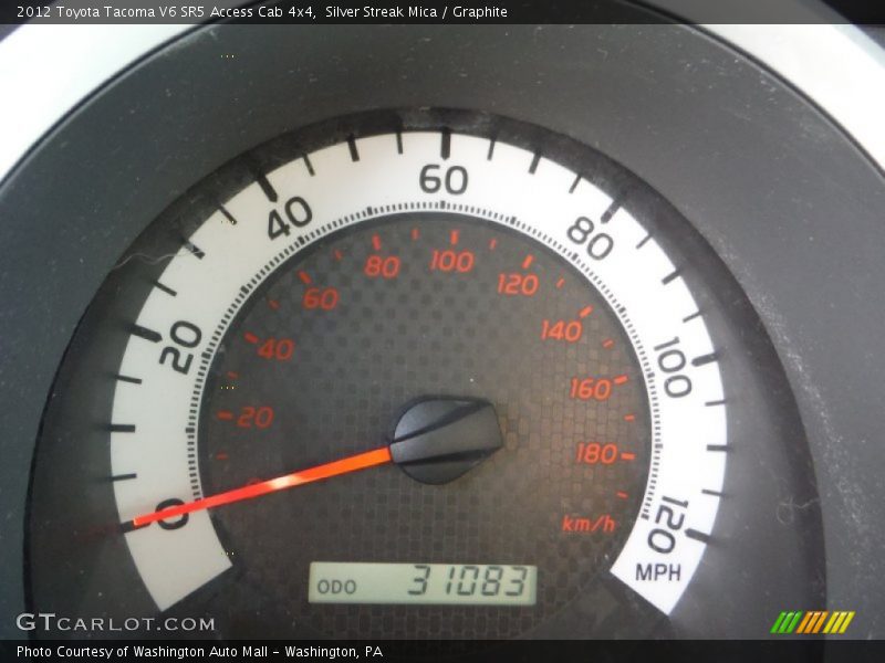 Silver Streak Mica / Graphite 2012 Toyota Tacoma V6 SR5 Access Cab 4x4