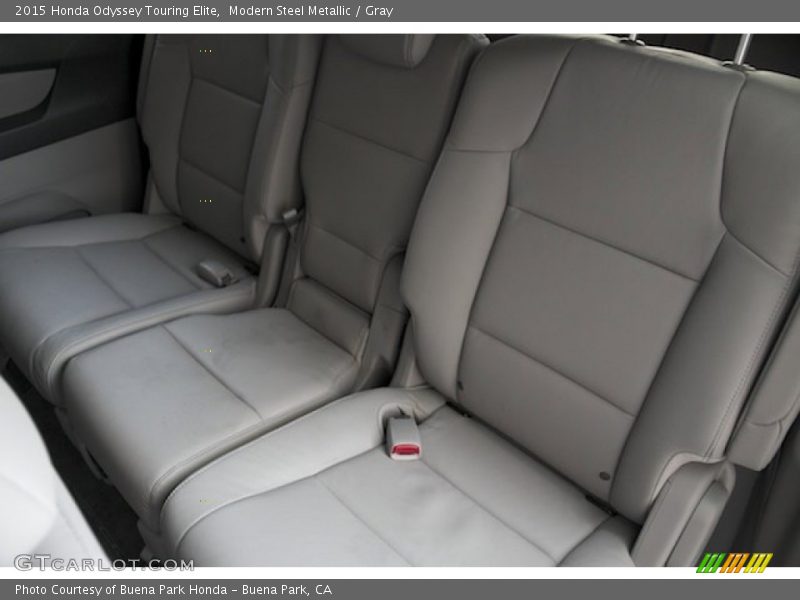 Modern Steel Metallic / Gray 2015 Honda Odyssey Touring Elite