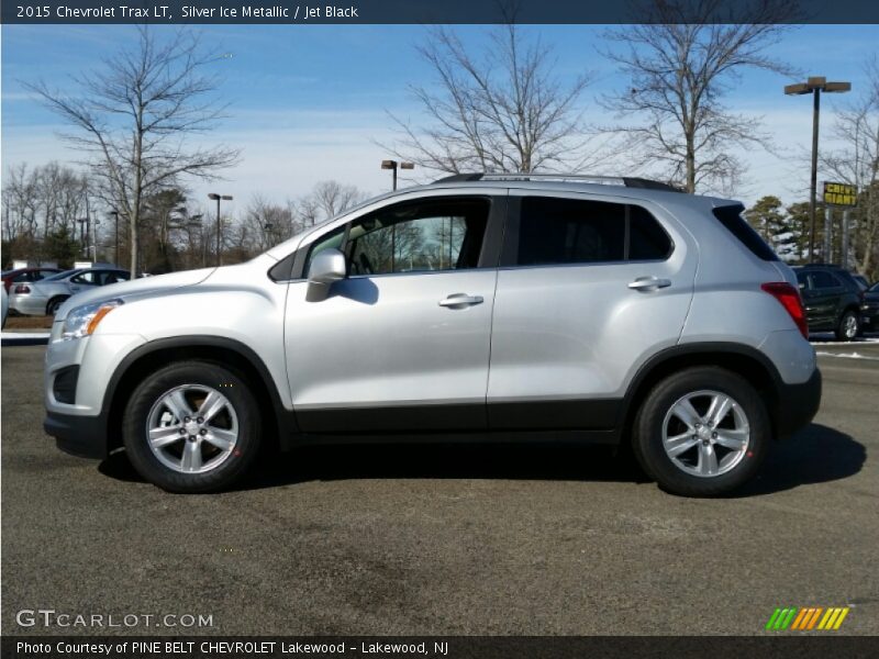 Silver Ice Metallic / Jet Black 2015 Chevrolet Trax LT
