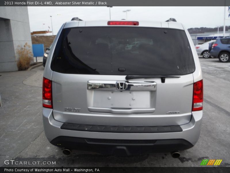Alabaster Silver Metallic / Black 2013 Honda Pilot EX-L 4WD