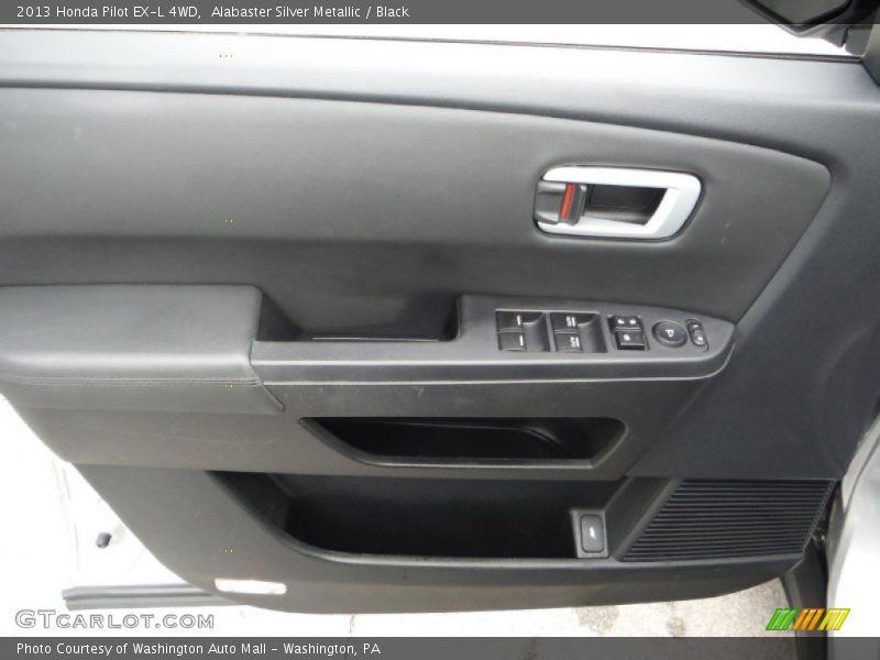 Alabaster Silver Metallic / Black 2013 Honda Pilot EX-L 4WD