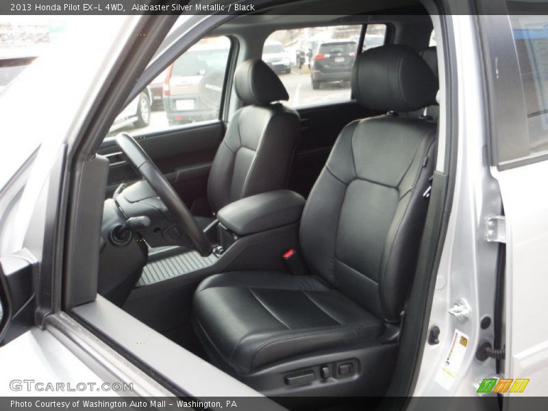 Alabaster Silver Metallic / Black 2013 Honda Pilot EX-L 4WD