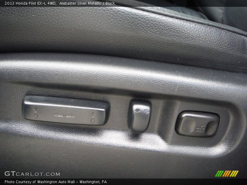 Alabaster Silver Metallic / Black 2013 Honda Pilot EX-L 4WD